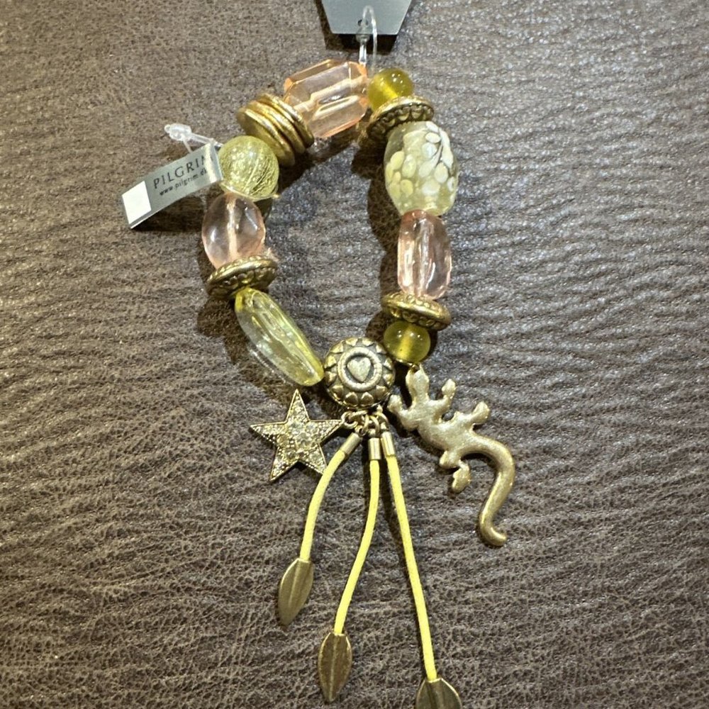 Pilgrim Star and Lizard Copper Bracelet